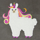 Fluffy Llama Unicorn (Applique)