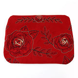 Fancy Floral Lined Zipper Pouch (In-the-Hoop)