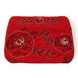 Fancy Floral Lined Zipper Pouch (In-the-Hoop)