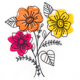 Wildflower Bouquet (Applique)