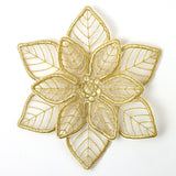 Shimmering Poinsettia (Freestanding Organza)