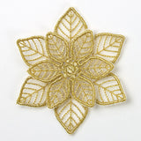 Shimmering Poinsettia (Freestanding Organza)
