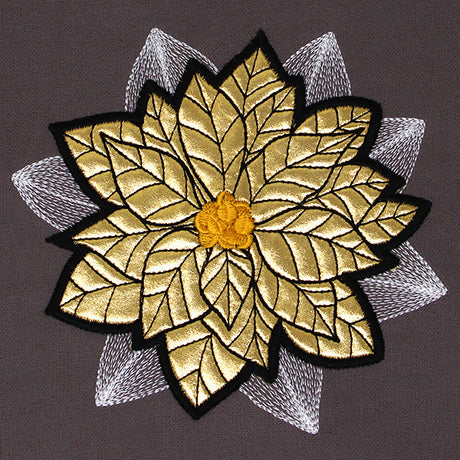Gilded Poinsettia (Applique)