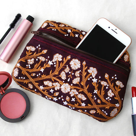 Enchanted Evening Lined Zipper Pouch (In-the-Hoop)