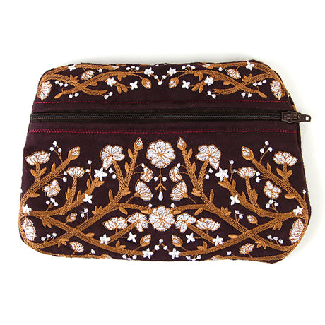 Enchanted Evening Lined Zipper Pouch (In-the-Hoop)