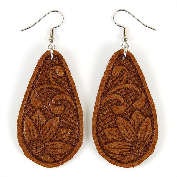 Southwestern Leather Earrings (In-the-Hoop)