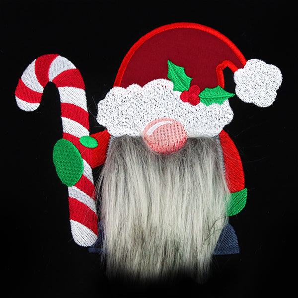 Fluffy Santa Gnome (Applique)