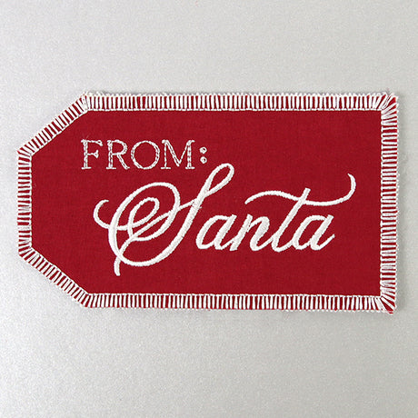 From Santa Tag (In-the-Hoop)