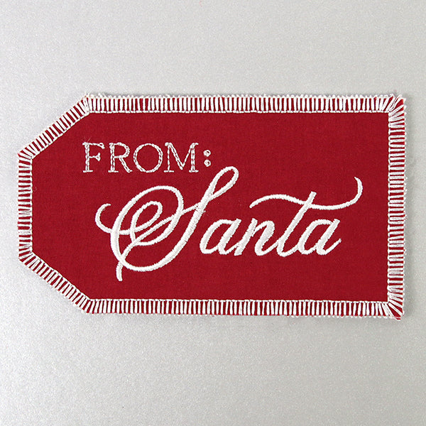 From Santa Tag (In-the-Hoop)