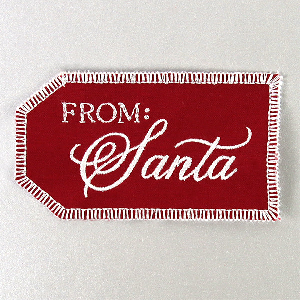 From Santa Tag (In-the-Hoop)