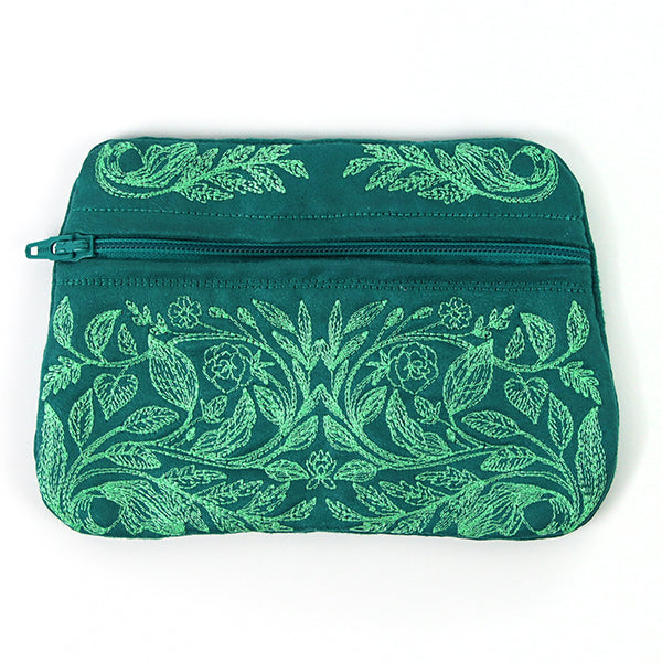 Botanical Bliss Lined Zipper Pouch (In-the-hoop)