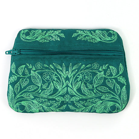 Botanical Bliss Lined Zipper Pouch (In-the-hoop)